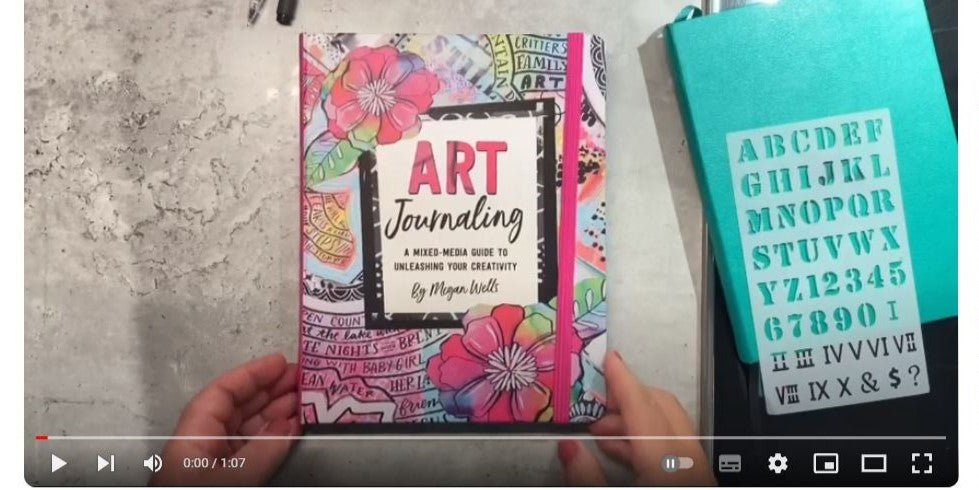 Art Journaling - A mixed media guide to unleashing your creativity av Megan Wells. - Tidformera