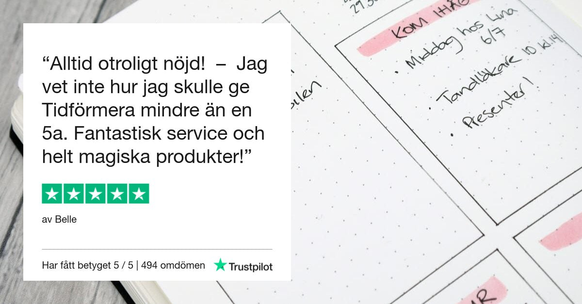 Vad kunderna säger om Tidformera - Tidformera