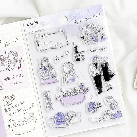 Video - BGM Clear stamps - Tidformera