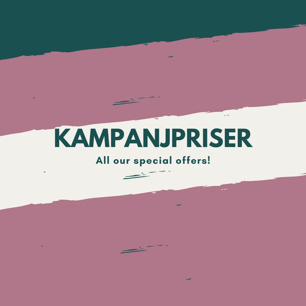 Text med Kampanjpriser - All our special offers - Tidformera