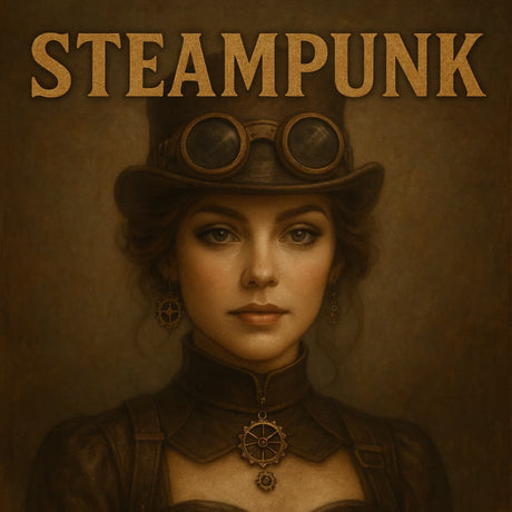 Avdelningsbild för kollektionen med Steampunk och Dark Academia