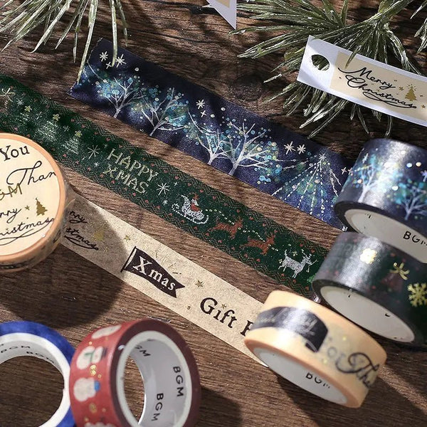 Washi Tape - Christmas Limited - BGM - Tidformera