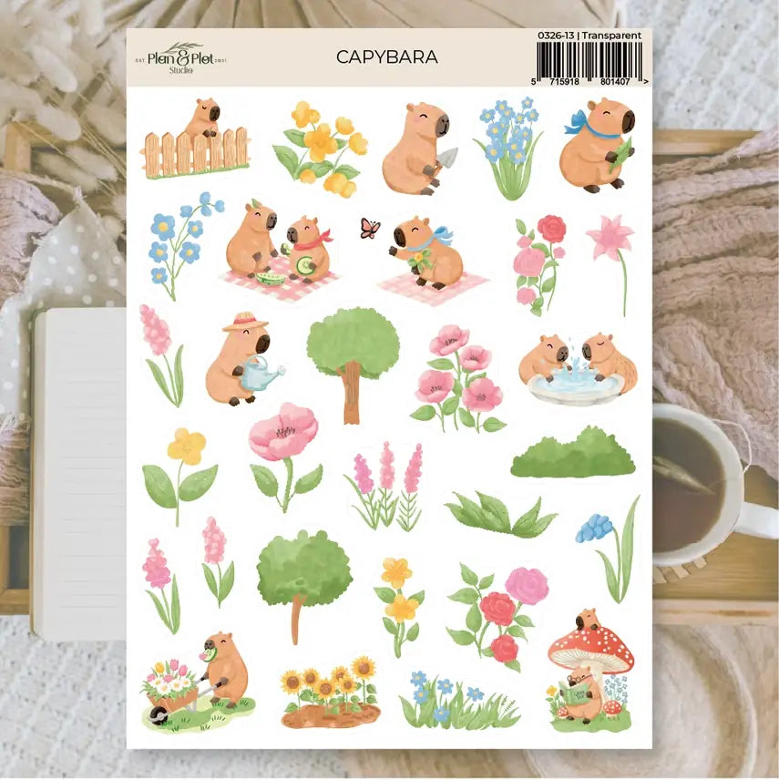 Stickers Plan & Plot Studio Vinyl - Capybara