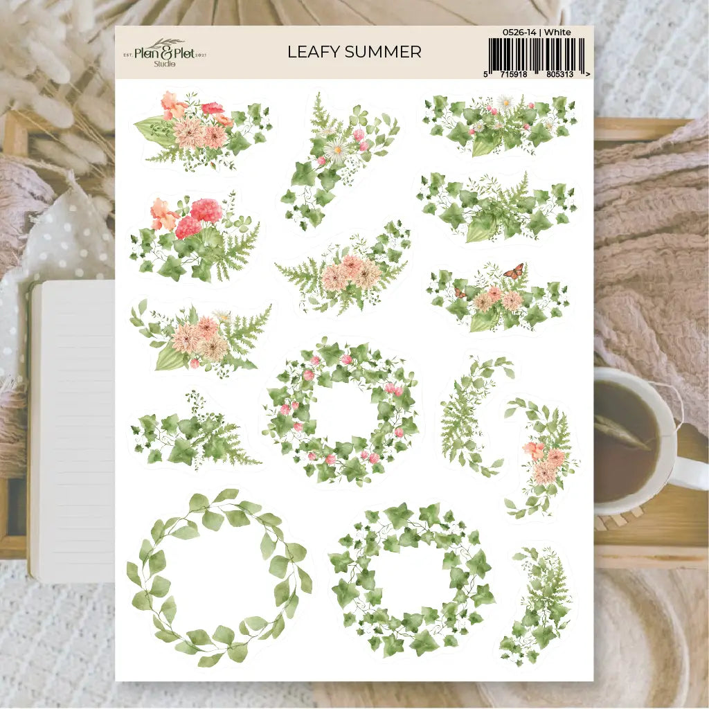 Stickers Plan & Plot Studio Vinyl - Leafy Summer