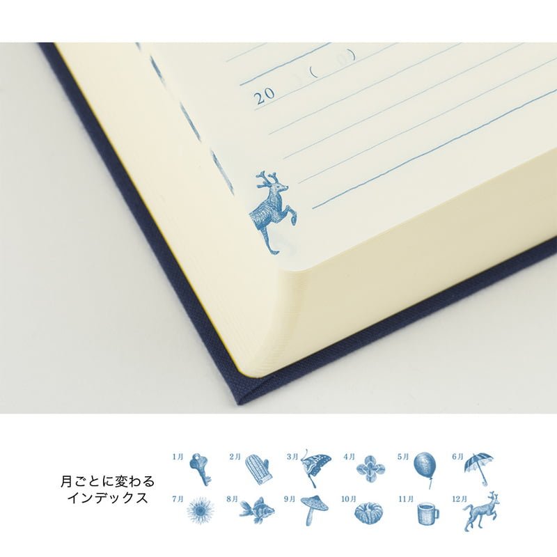 10 year diary Gate - Blue - 6 - Midori - Tidformera
