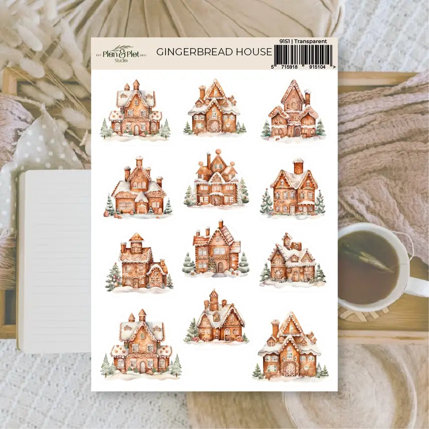 Stickers Plan & Plot Studio Vinyl - Gingerbread House