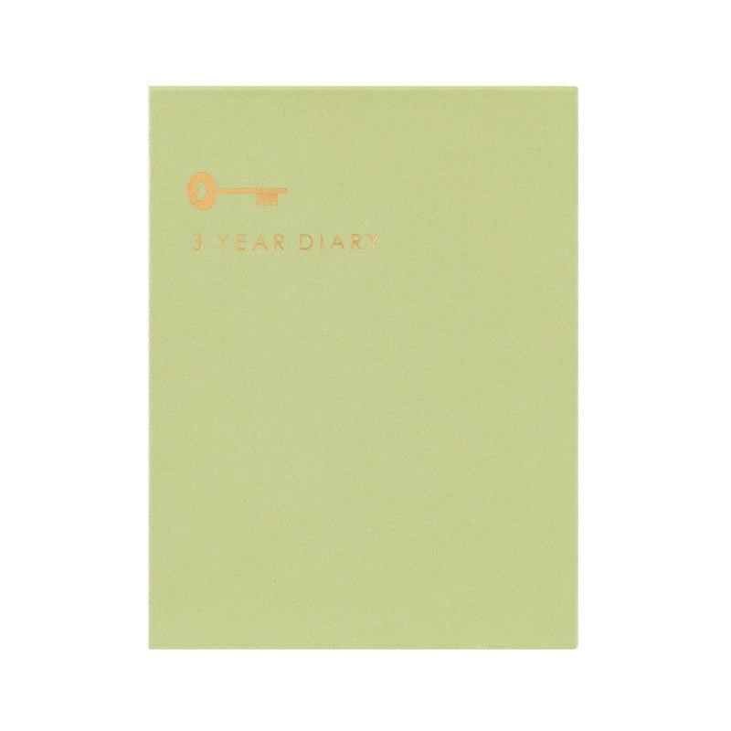 3 year diary Gate - Mini - Beige - 9 - Midori - Tidformera