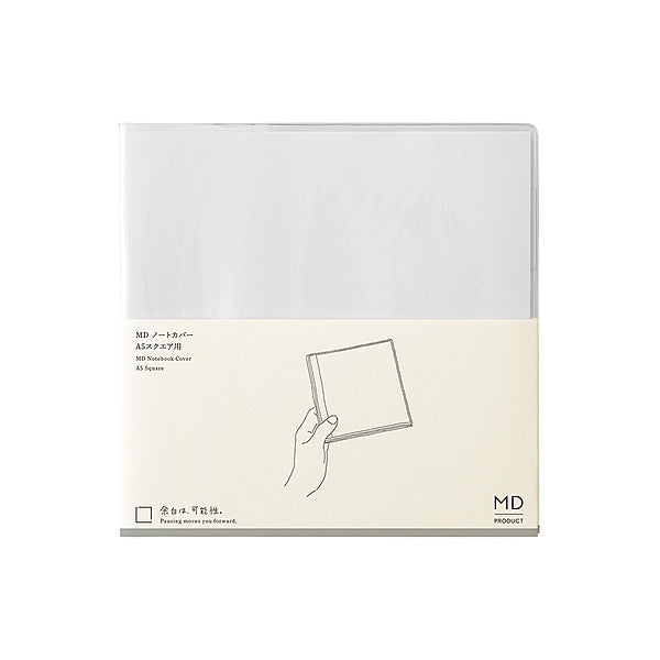Notebook Cover Square - Clear