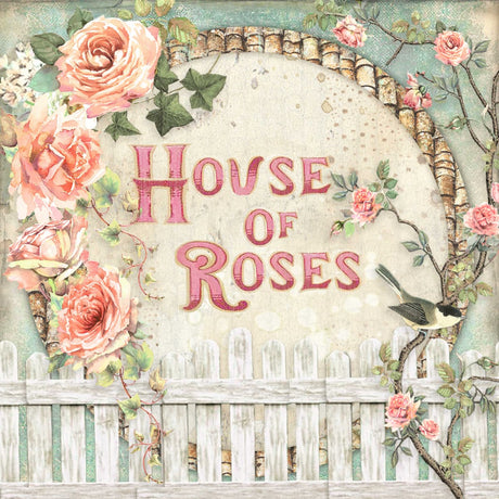 Omslagsbild av House of Roses från Stamperia.