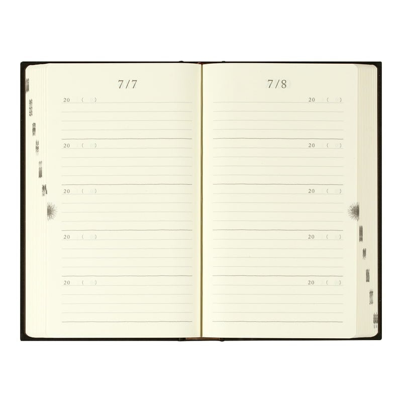 5 year diary Gate - Black - 4 - Midori - Tidformera