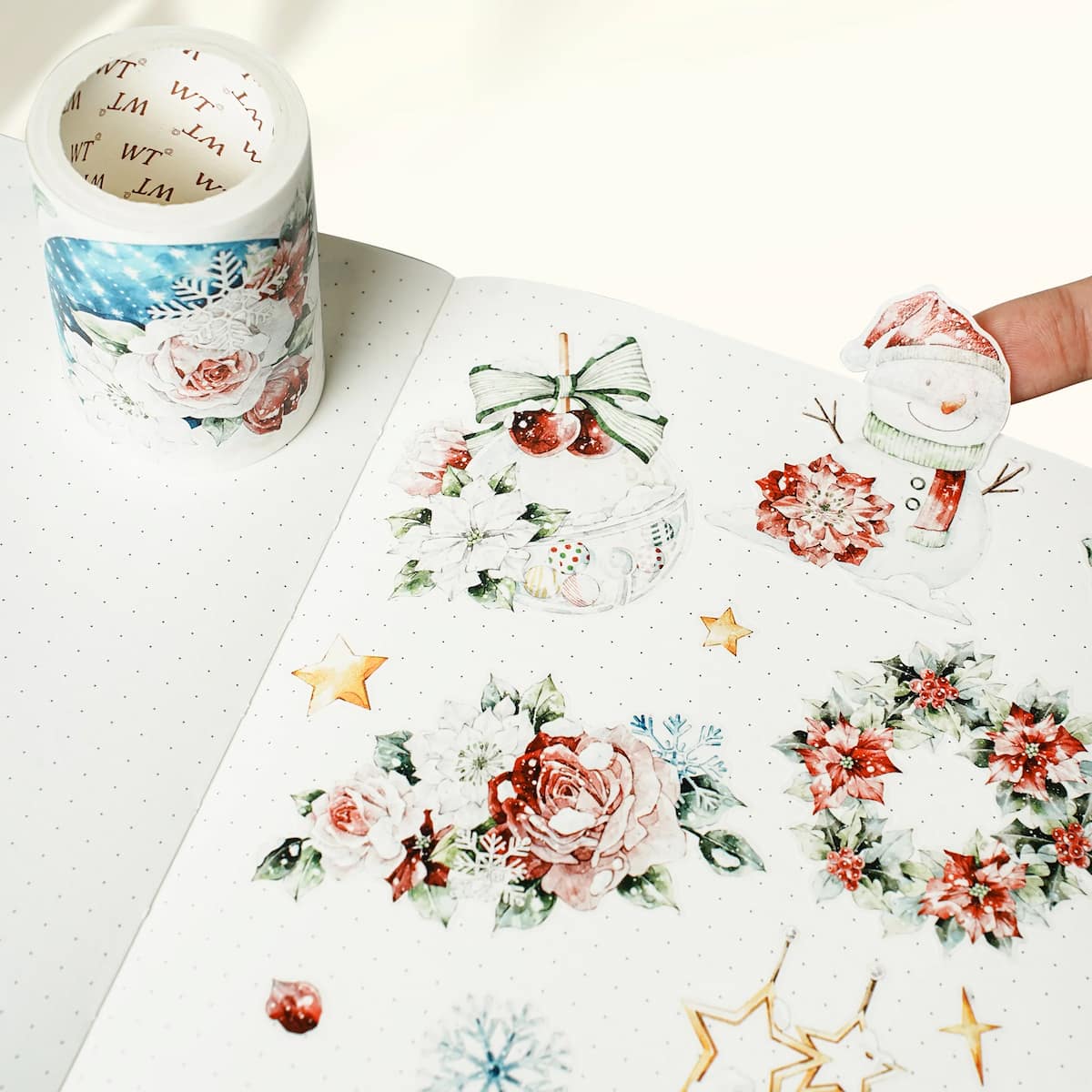 Sticker Pet Tape - Pre-cut - Holly Bloom - 60 mm