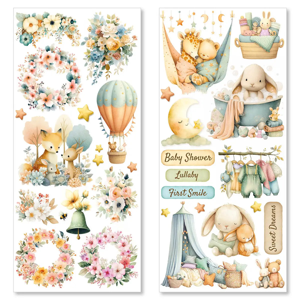 Art stickers 5-pack - Lunibloom