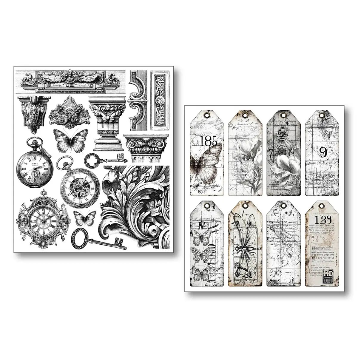 Art stickers 14 x 12 10-pack - Lithographs