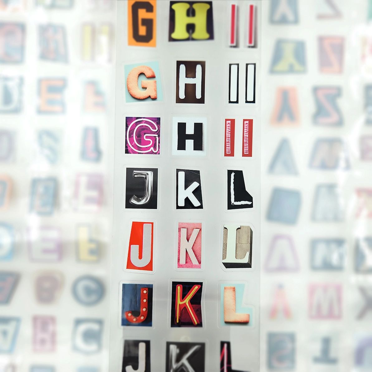 Pet Tape Pre-cut - Mic - 70 mm - Alphabet Soup