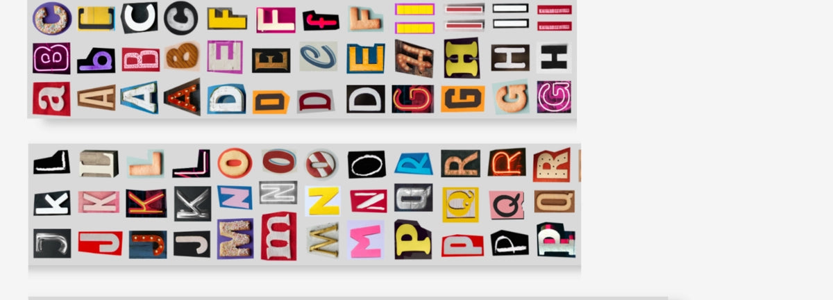 Pet Tape Pre-cut - Mic - 70 mm - Alphabet Soup