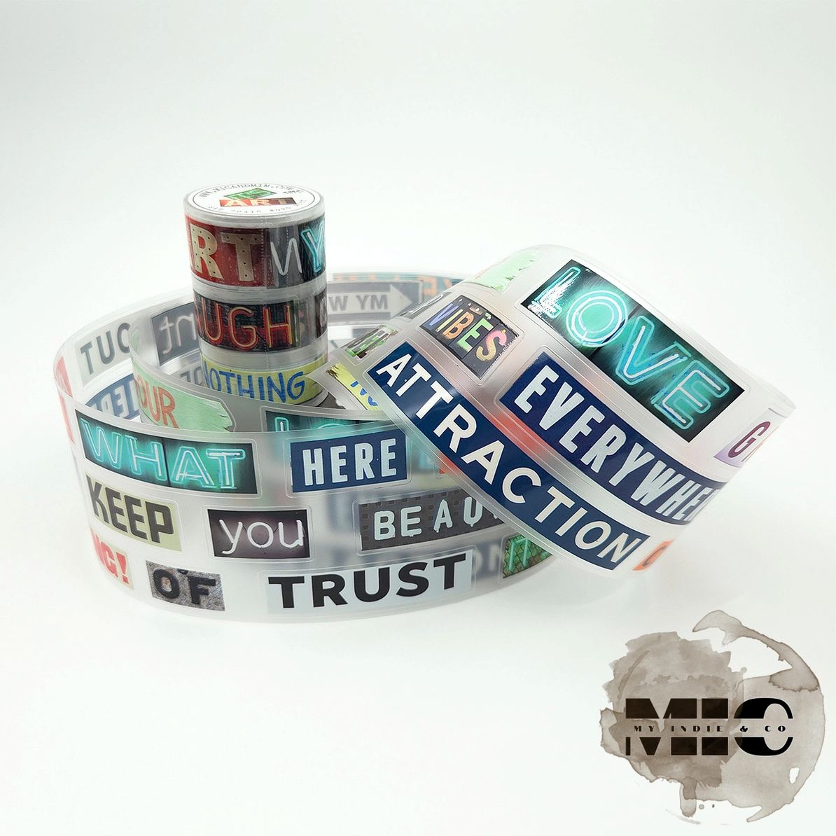 Pet Tape Pre-cut - Mic - 70 mm - Word Riot