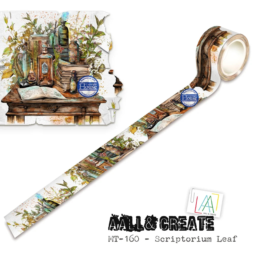 Washi tape #160 Autour de Mwa - Scriptorium Leaf