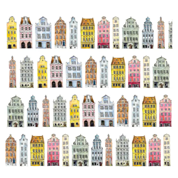 Pre cut Pet Tape - Penpaling Paula - Amsterdam Houses