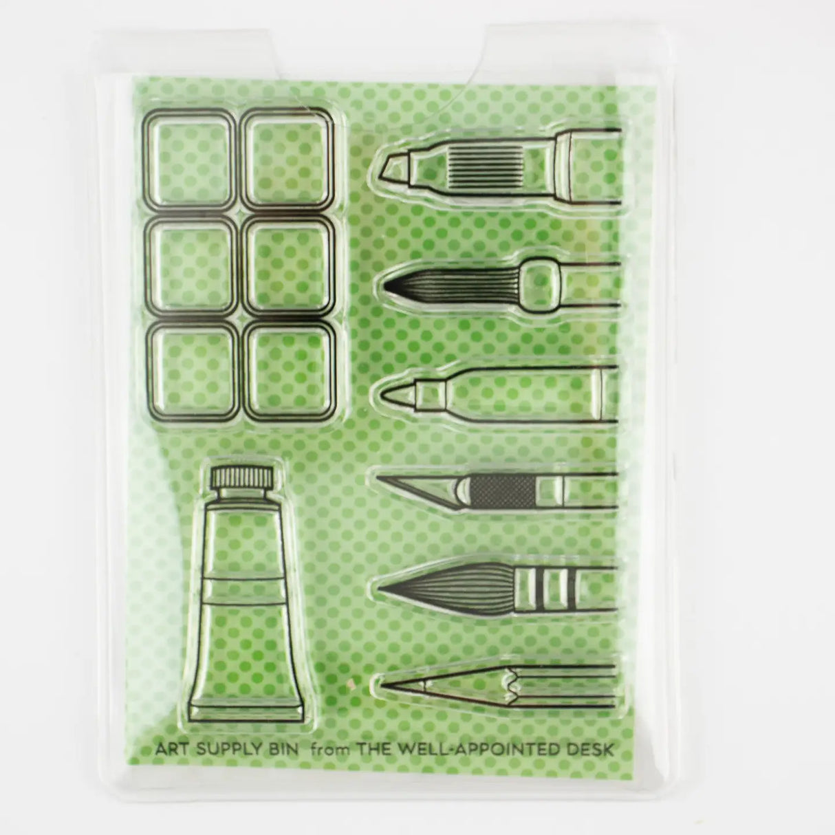 Clear Stamp Set - Art Supply Bin
