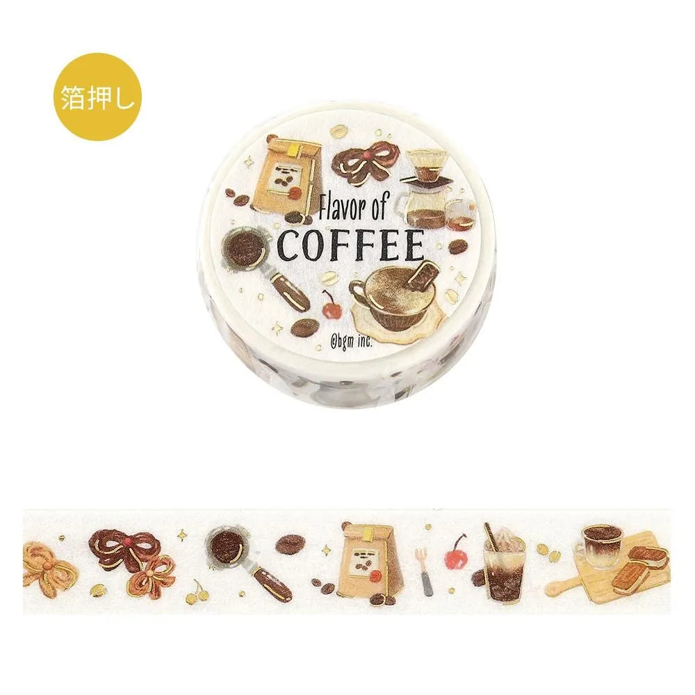 Washi Tape Tokimeki Flavor - Coffee