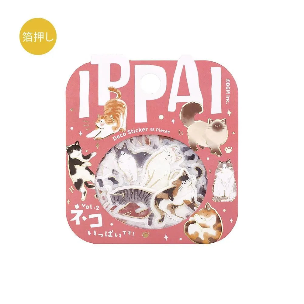 Flake stickers - Ippai - There are a lot of cats