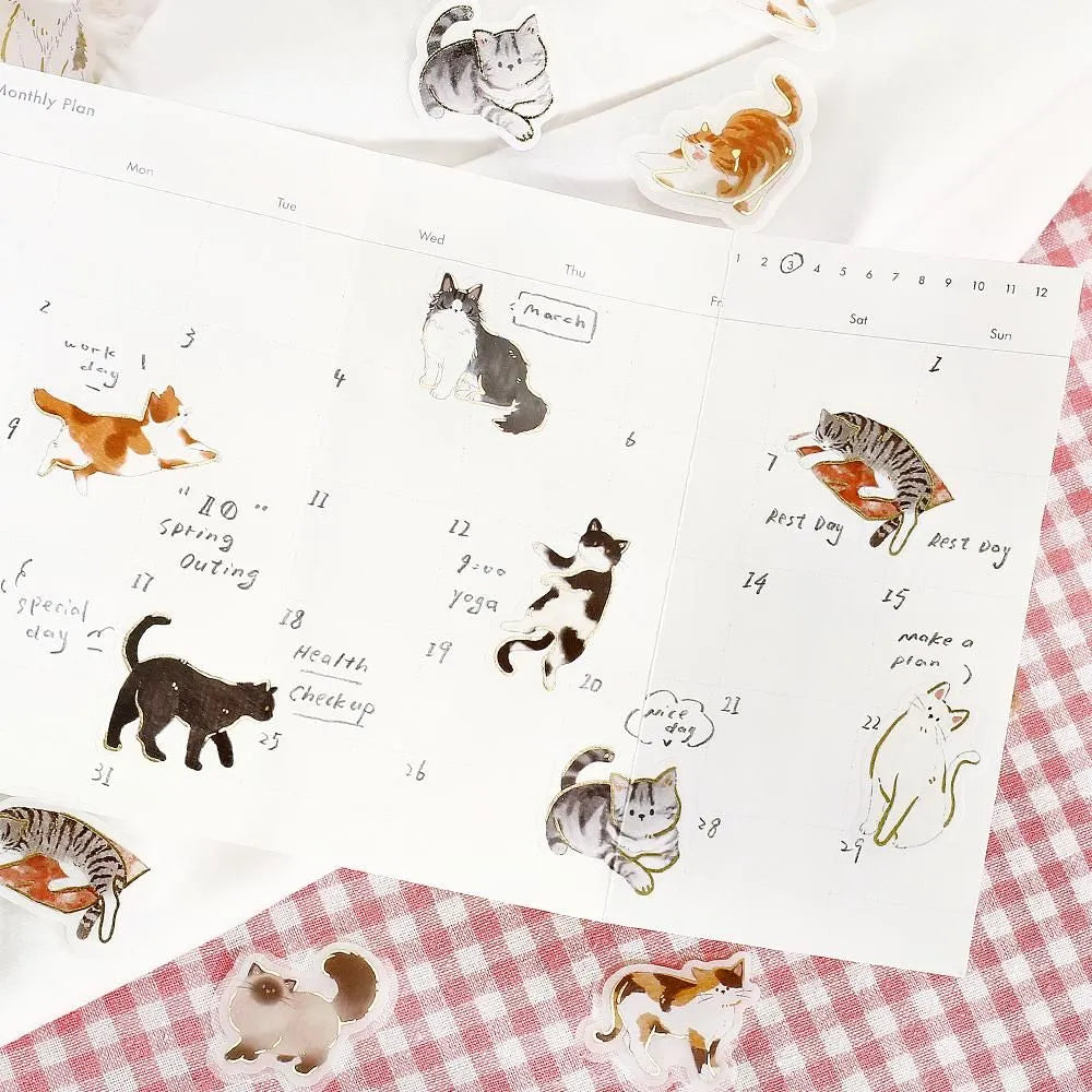Flake stickers - Ippai - There are a lot of cats
