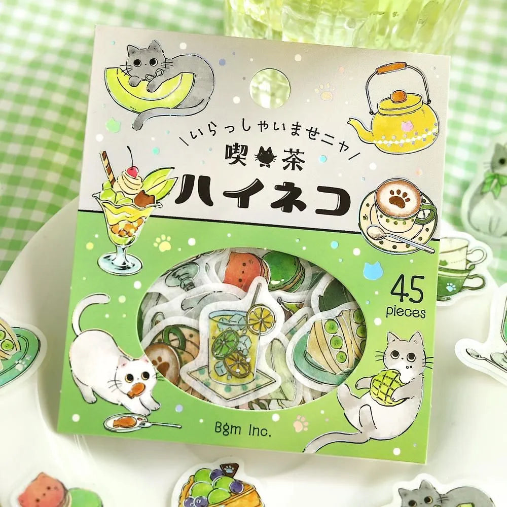 Flake stickers - Welcome Meow! - Haineko