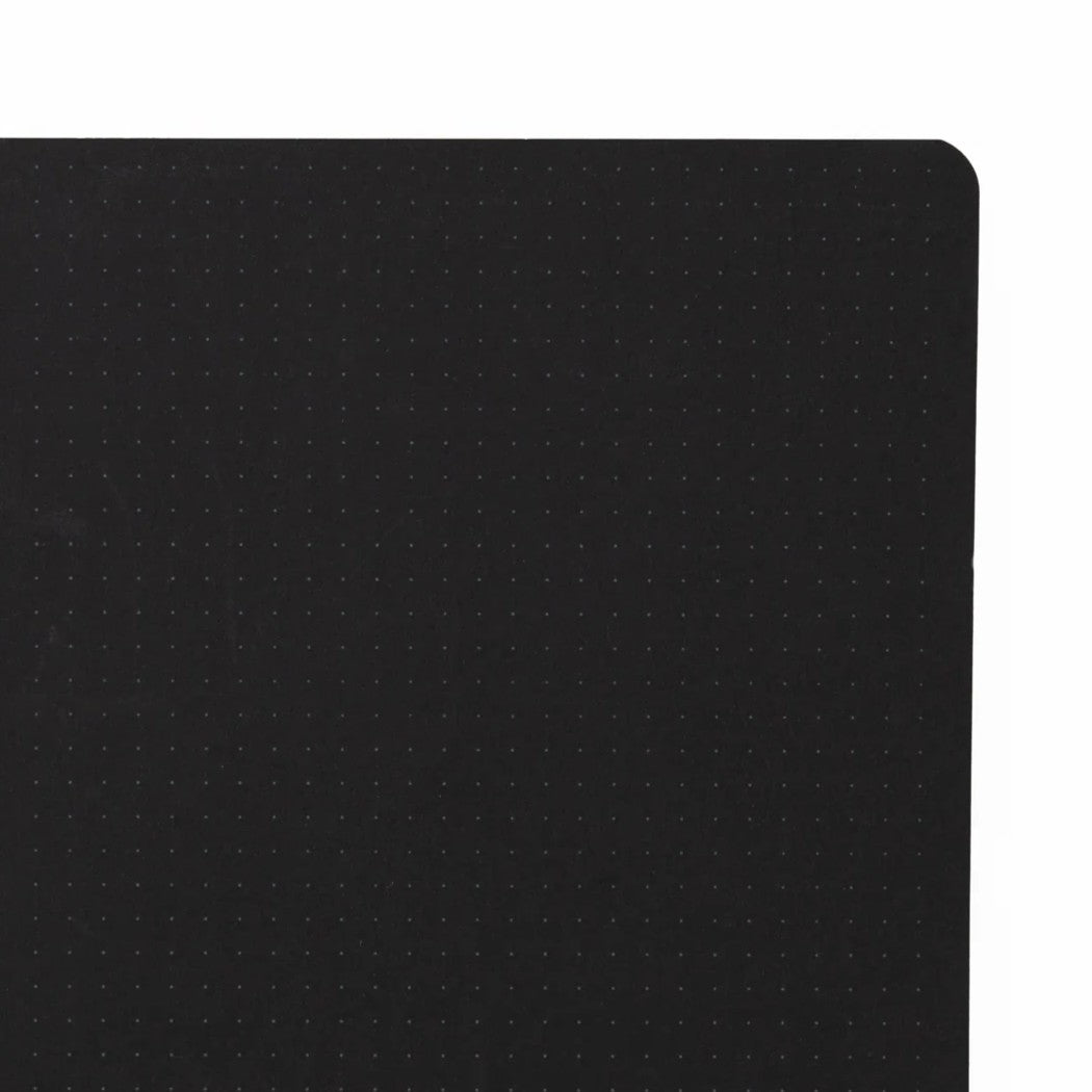 Dotted Notebook - Black dot grid - B6 - Wolf in the Night