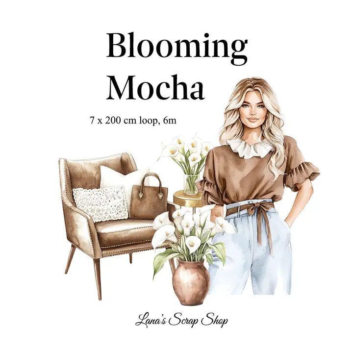 Pet Tape - Lana - 70 mm - Blooming Mocha