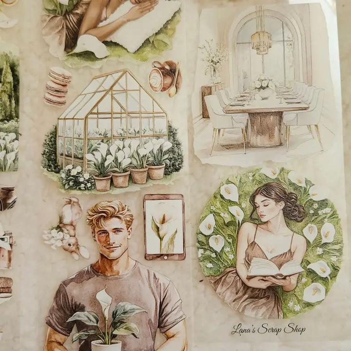 Pet Tape - Lana - 70 mm - Blooming Mocha