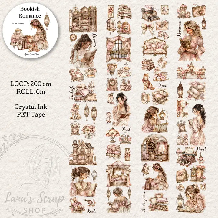 Pet Tape - Lana - 70 mm - Bookish Romance