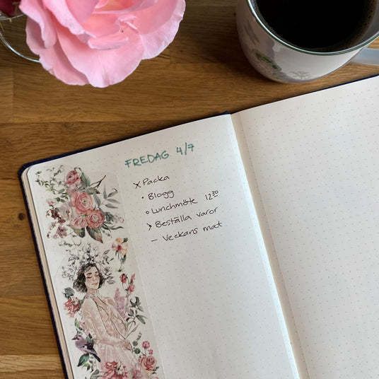 Daglig logg i en Bullet journal - Tidformera