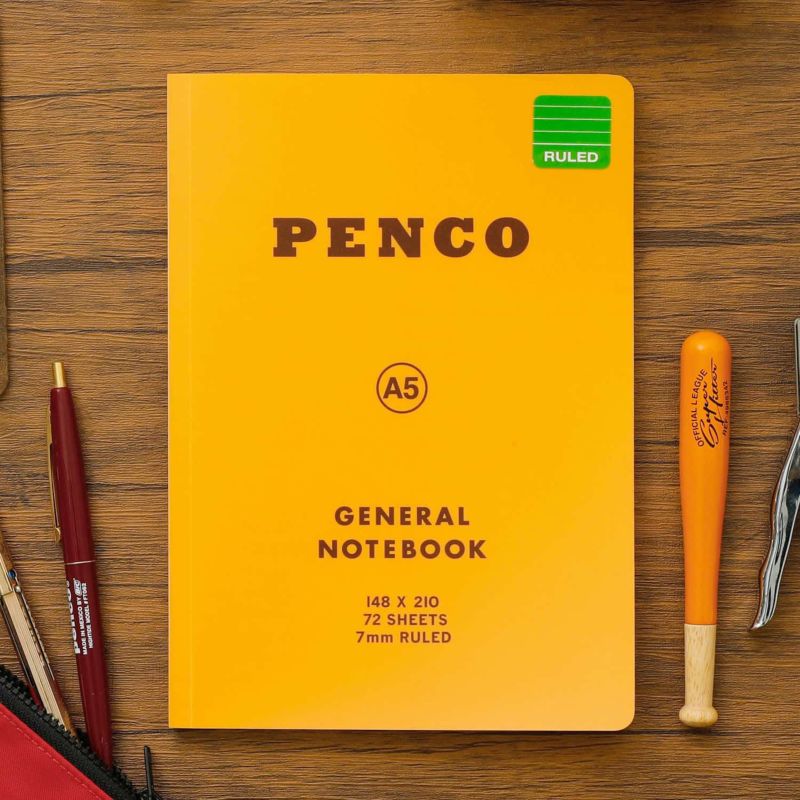 Anteckningsbok General Notebook A5 Ruled - Yellow