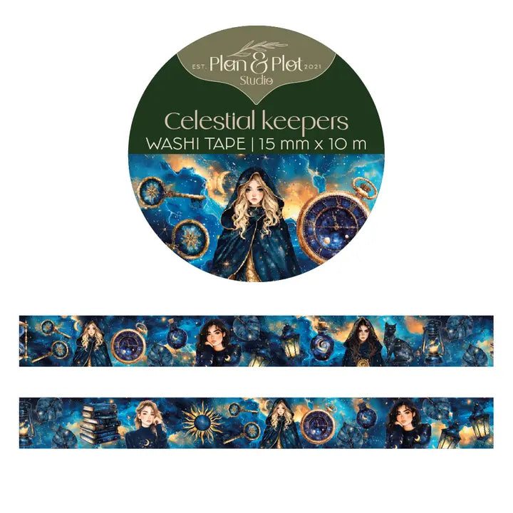 Washi tape Plan & Plot - Celestial Keepers 15 mm