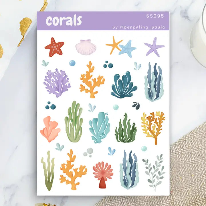 Stickers - Penpaling Paula - Corals