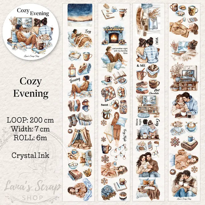 Pet Tape - Lana - 70 mm - Cozy Evening