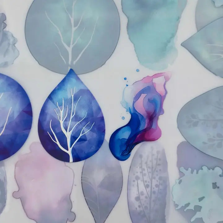 Pet Tape - MIC - Crystal Trees - Foiled & Embossed 60 mm