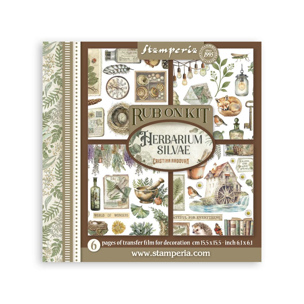 Rub-On Set 6-pack - Herbarium Silvae