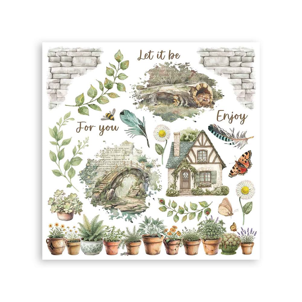 Rub-On Set 6-pack - Herbarium Silvae