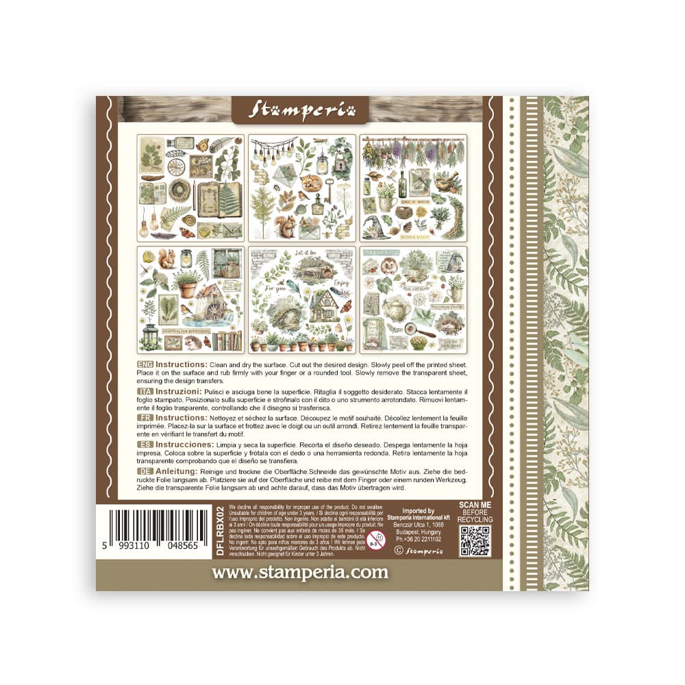 Rub-On Set 6-pack - Herbarium Silvae