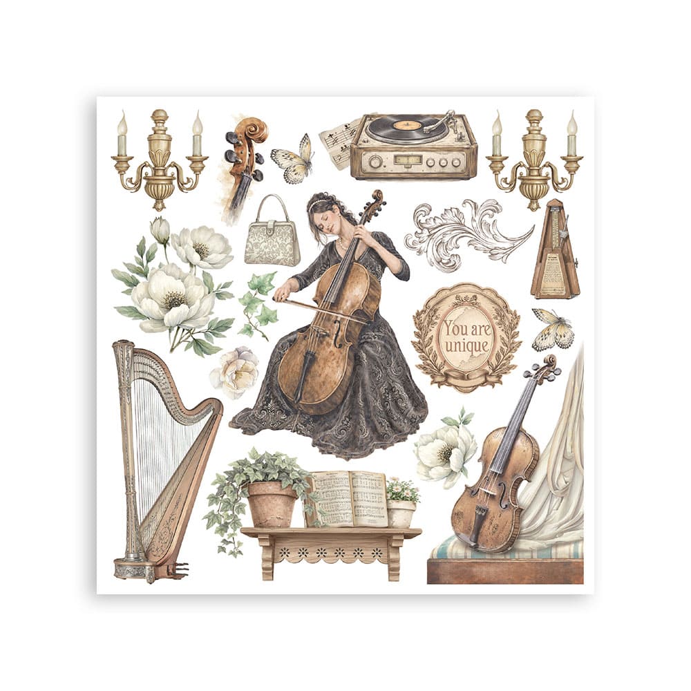 Rub-On Kit 15,5 x 15,5 cm - Symphony