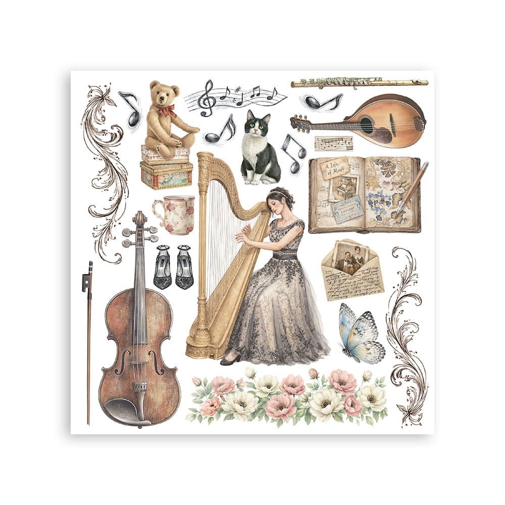 Rub-On Kit 15,5 x 15,5 cm - Symphony