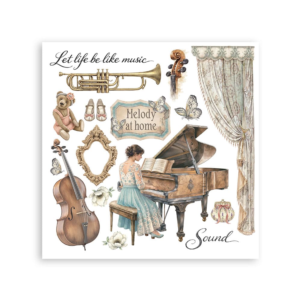 Rub-On Kit 15,5 x 15,5 cm - Symphony