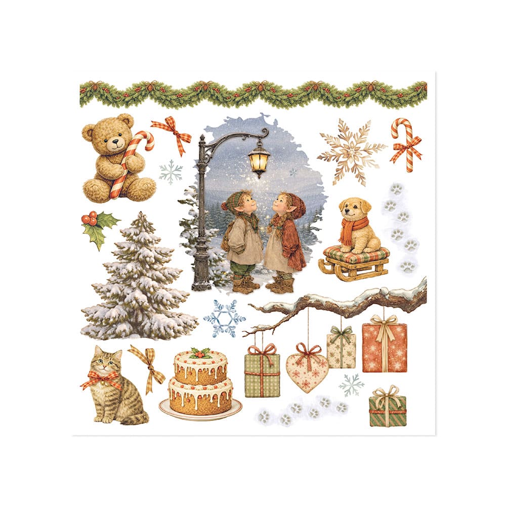 Rub-On Kit 15.5 x 15.5 cm - Silent Night