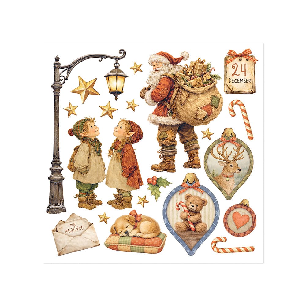 Rub-On Kit 15.5 x 15.5 cm - Silent Night