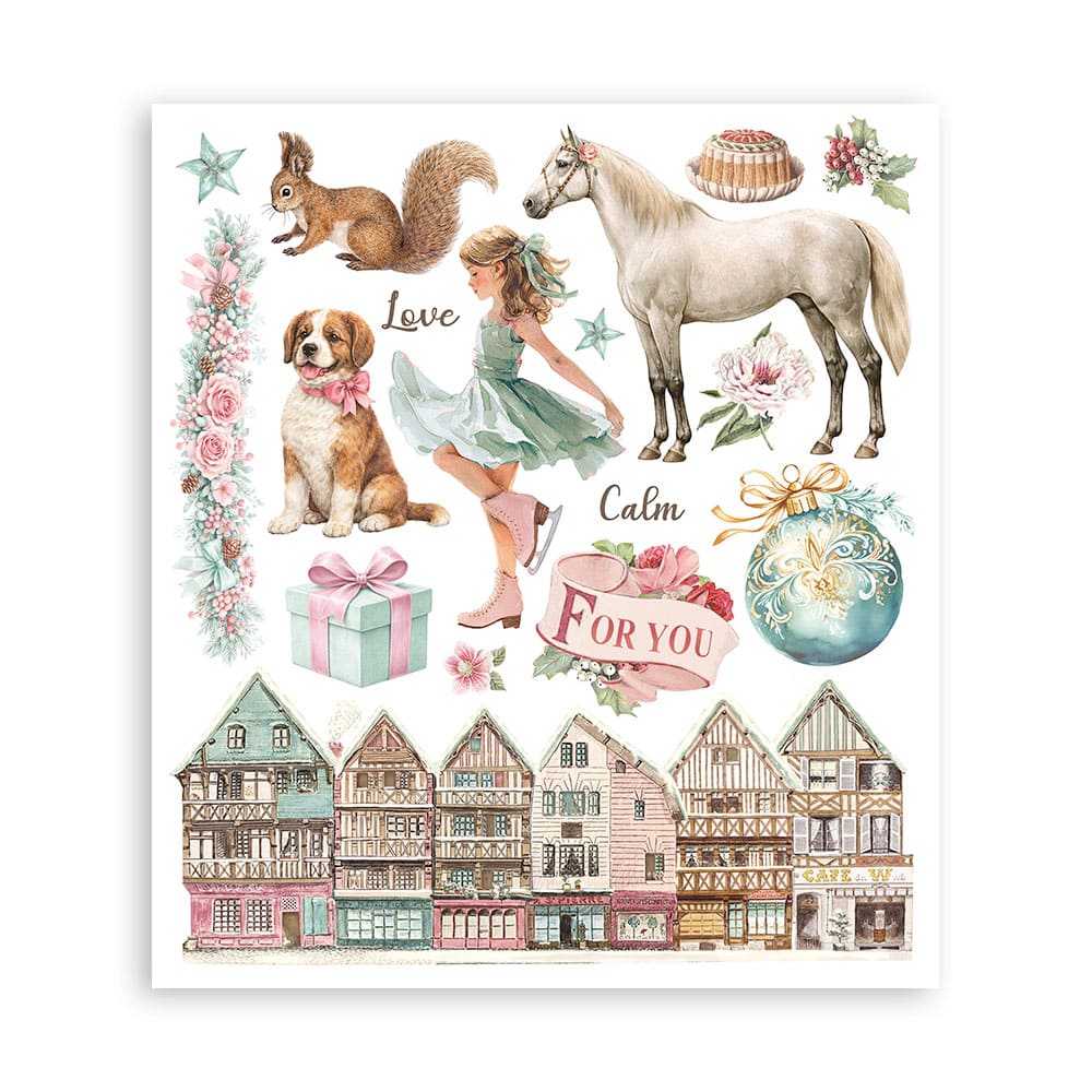Rub-On Selection 20.5 x 23 cm - Winter Magic