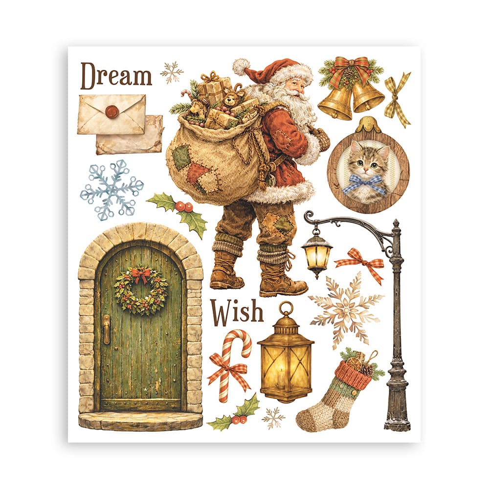 Rub-On Selection 20.5 x 23 cm - Silent Night