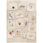 Rice Paper A4 - Flowers and Poems - Letters