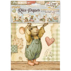 Rice Paper A6 - 8-pack - Cozy Family