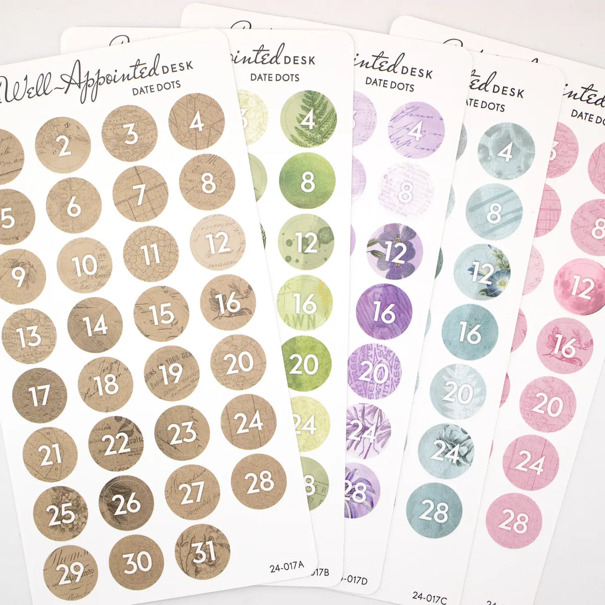 Stickers - Date Dots - Purple